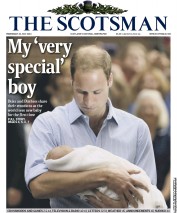 The Scotsman Newspaper Front Page (UK) for 24 July 2013