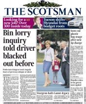 The Scotsman Newspaper Front Page (UK) for 24 July 2015