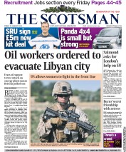 The Scotsman (UK) Newspaper Front Page for 25 January 2013