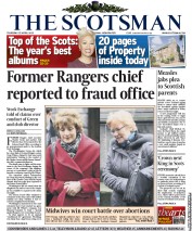 The Scotsman (UK) Newspaper Front Page for 25 April 2013