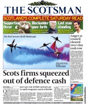 The Scotsman Newspaper Front Page (UK) for 25 June 2011