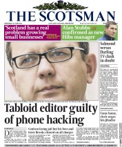The Scotsman Newspaper Front Page (UK) for 25 June 2014