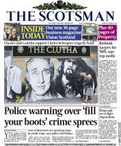 The Scotsman (UK) Newspaper Front Page for 25 June 2015