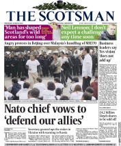 The Scotsman (UK) Newspaper Front Page for 26 March 2014