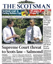 The Scotsman (UK) Newspaper Front Page for 26 May 2011