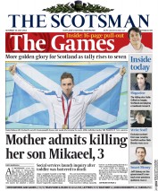 The Scotsman (UK) Newspaper Front Page for 26 July 2014
