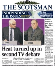 The Scotsman Newspaper Front Page (UK) for 26 August 2014