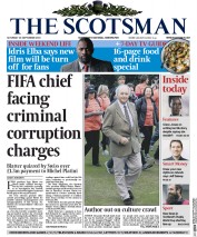 The Scotsman (UK) Newspaper Front Page for 26 September 2015