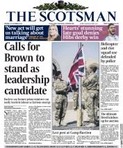 The Scotsman (UK) Newspaper Front Page for 27 October 2014