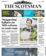 The Scotsman (UK) Newspaper Front Page for 27 October 2016