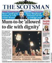 The Scotsman Newspaper Front Page (UK) for 27 December 2014