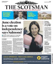 The Scotsman (UK) Newspaper Front Page for 27 April 2017