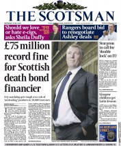 The Scotsman (UK) Newspaper Front Page for 27 May 2015