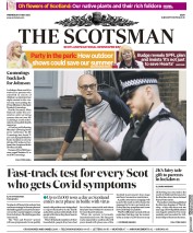 The Scotsman (UK) Newspaper Front Page for 27 May 2020