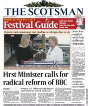 The Scotsman Newspaper Front Page (UK) for 27 August 2015