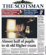 The Scotsman (UK) Newspaper Front Page for 28 January 2015