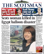 The Scotsman Newspaper Front Page (UK) for 28 February 2013