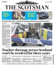 The Scotsman (UK) Newspaper Front Page for 28 April 2017