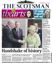 The Scotsman (UK) Newspaper Front Page for 28 June 2012
