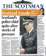 The Scotsman Newspaper Front Page (UK) for 28 August 2015