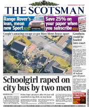 The Scotsman Newspaper Front Page (UK) for 29 March 2013