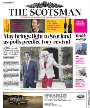 The Scotsman (UK) Newspaper Front Page for 29 April 2017