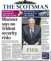 The Scotsman Newspaper Front Page (UK) for 29 May 2015