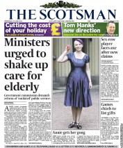 The Scotsman Newspaper Front Page (UK) for 29 June 2011
