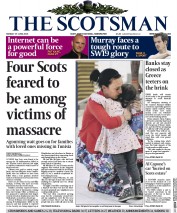 The Scotsman Newspaper Front Page (UK) for 29 June 2015