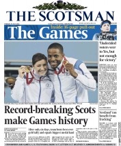 The Scotsman Newspaper Front Page (UK) for 29 July 2014