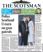 The Scotsman (UK) Newspaper Front Page for 2 October 2014