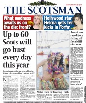 The Scotsman (UK) Newspaper Front Page for 2 January 2013