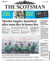 The Scotsman (UK) Newspaper Front Page for 2 January 2017