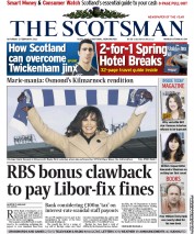 The Scotsman (UK) Newspaper Front Page for 2 February 2013