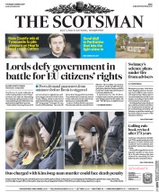The Scotsman (UK) Newspaper Front Page for 2 March 2017