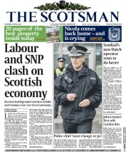 The Scotsman (UK) Newspaper Front Page for 2 April 2015