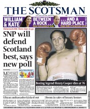 The Scotsman (UK) Newspaper Front Page for 2 May 2011