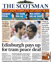 The Scotsman (UK) Newspaper Front Page for 2 July 2011