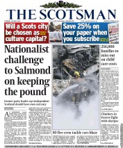 The Scotsman (UK) Newspaper Front Page for 30 April 2013