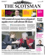 The Scotsman (UK) Newspaper Front Page for 30 April 2016