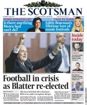 The Scotsman Newspaper Front Page (UK) for 30 May 2015