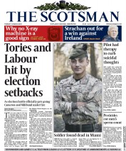 The Scotsman Newspaper Front Page (UK) for 31 March 2015