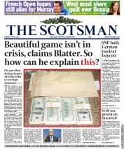 The Scotsman Newspaper Front Page (UK) for 31 May 2011