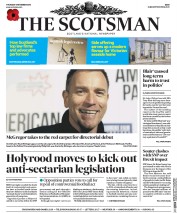 The Scotsman (UK) Newspaper Front Page for 3 November 2016