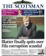 The Scotsman Newspaper Front Page (UK) for 3 June 2015