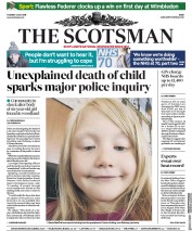 The Scotsman (UK) Newspaper Front Page for 3 July 2018