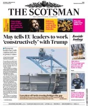 The Scotsman (UK) Newspaper Front Page for 4 February 2017
