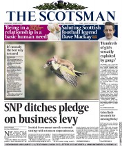 The Scotsman (UK) Newspaper Front Page for 4 March 2015