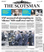 The Scotsman (UK) Newspaper Front Page for 4 April 2017