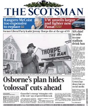 The Scotsman (UK) Newspaper Front Page for 5 December 2014